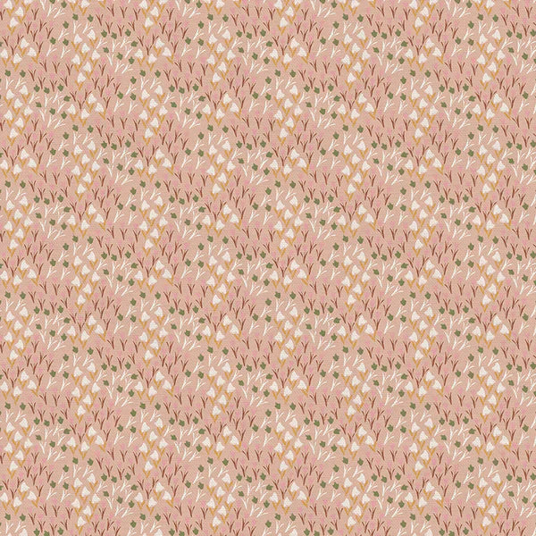 Blossom Flower Buds Pink Yardage