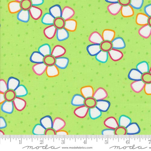 Fiesta Pinata Florals Limeade Yardage