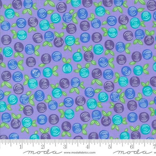 Fiesta Fruit Berries Lilac Yardage