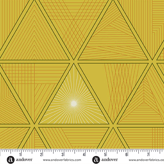 40 Triangula A-1391-Y April Fabric