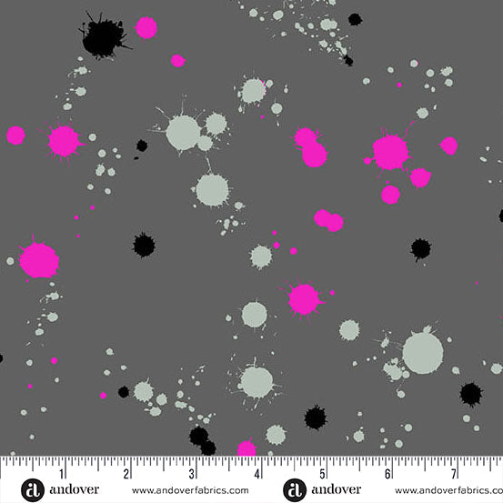 40 Spatter A-1402-C Dayglo Fabric
