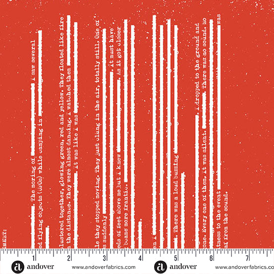 40 Redacted A-1411-R Red Ranger Fabric