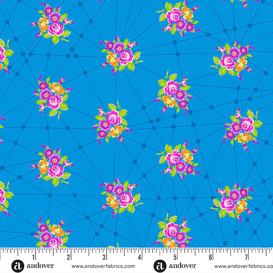 40 Little Bouquets A-1412-B Clarissa Fabric