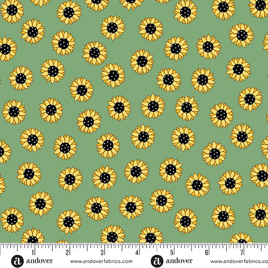 Sunny Honey Sunny Days A-1576-G Green Fabric