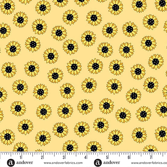 Sunny Honey Sunny Days A-1576-Y Yellow Fabric