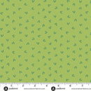 Sunny Honey Hearts Aflutter A-1578-G Green Fabric