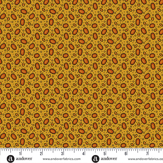 Spice Market Sown Seeds A-6017-Y Ginger Fabric