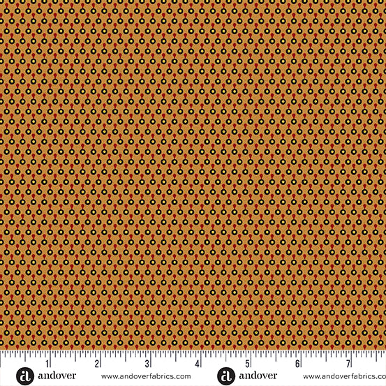Spice Market Dots on Dots A-6022-R Paprika Fabric