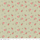 Anne of Green Gables Roses Sage Fabric