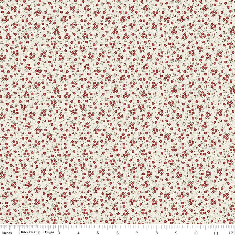 Anne of Green Gables Ditsy Red Fabric