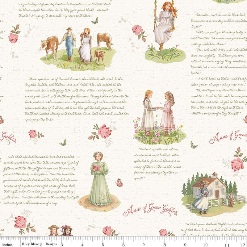 Anne of Green Gables Main Cream Fabric