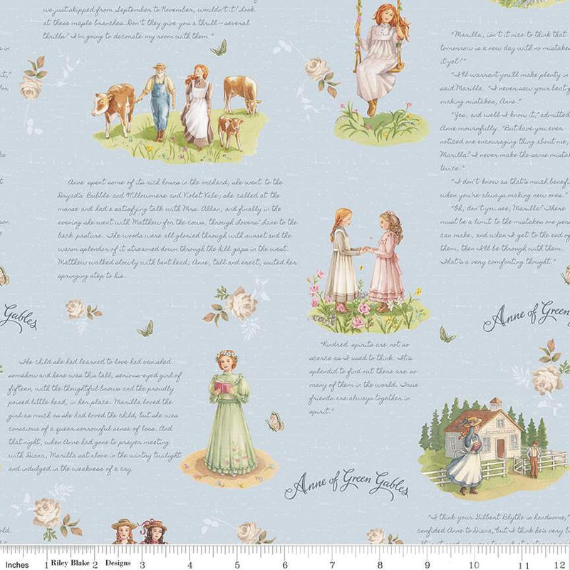 Anne of Green Gables Main Sky Fabric