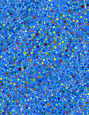 Bright Blue Glass Beads Yardage