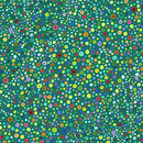 Teal Glass Beads Yardage