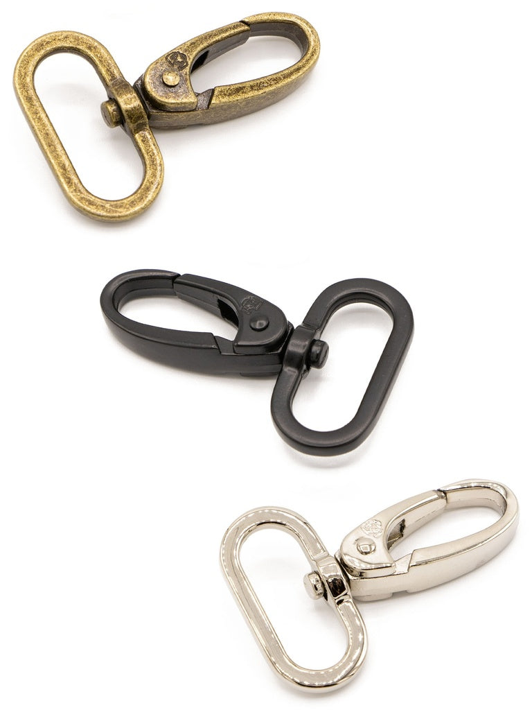 1" Swivel Hooks Antique Brass