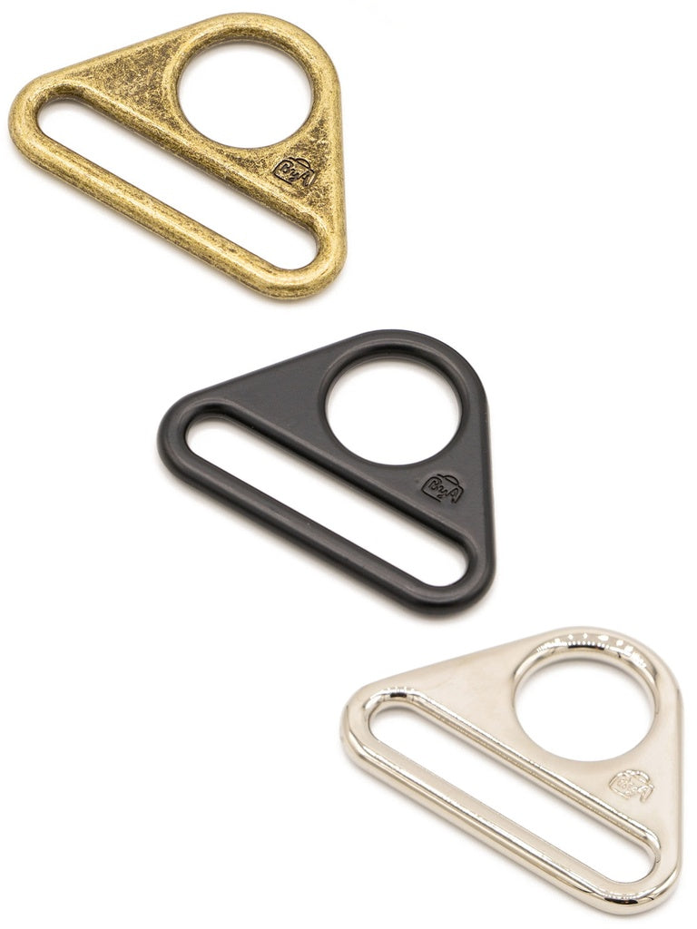 Triangle Ring 1.5" Nickel