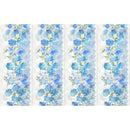 Ethereal Border Blue Yardage