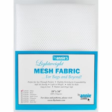 Lightweight Mesh Fabric White (18" x 54")