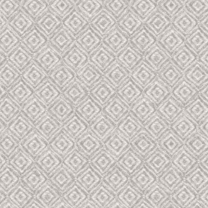 Woolies Flannel On Point Soft Grey Yardage
