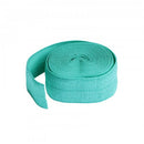 20mm Fold Over Elastic Turquoise