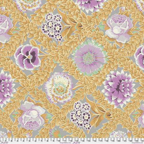 KFC Vintage Flower Lattice Pastel Yardage