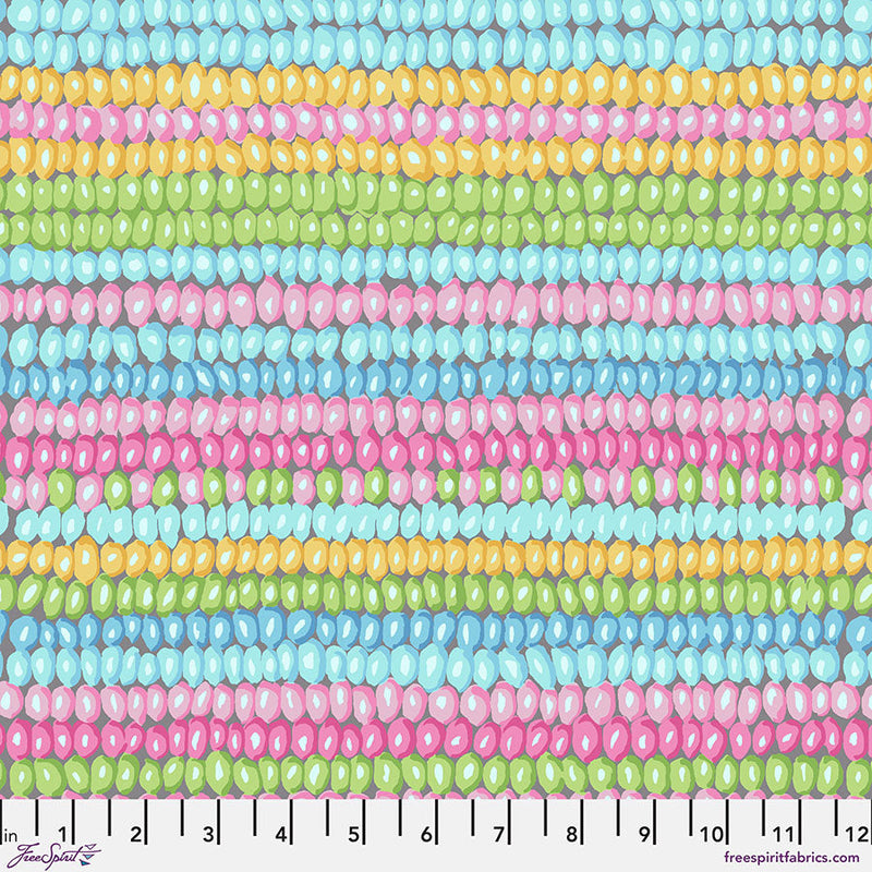 KFC Vintage Beaded Stripe Pastel Yardage