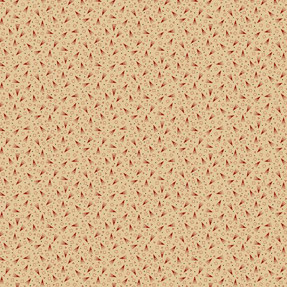 Colorful Coordinates & Stashing Triangle Cream Fabric