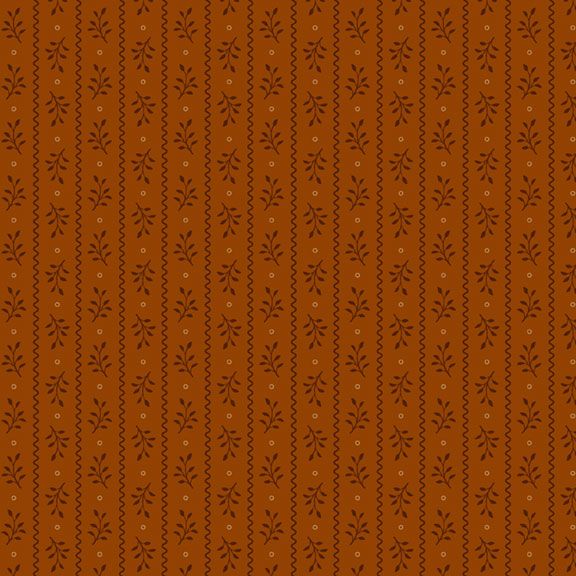 Colorful Coordinates & Stashing Sprig Stripe Rust Fabric