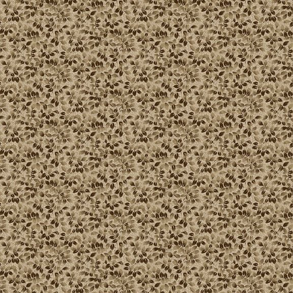 Colorful Coordinates & Stashing Packed Leaf Khaki Fabric
