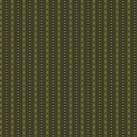 Colorful Coordinates & Stashing Dotted Stripe Green Fabric