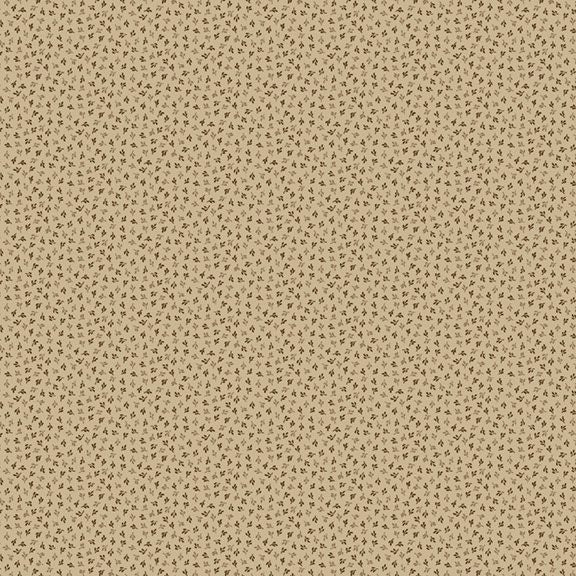 Colorful Coordinates & Stashing Mini Leaf Taupe Fabric