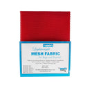 Lightweight Mesh Fabric Atom Red 18"X54"