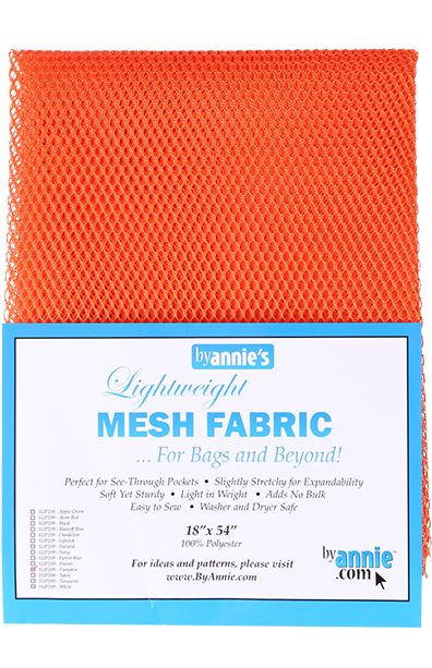 Lightweight Mesh Fabric Pumpkin 18"X54"