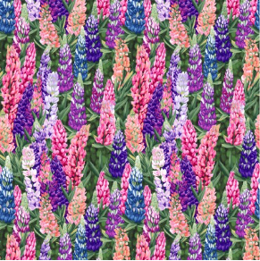 Woodland Lupine Multi Yardage