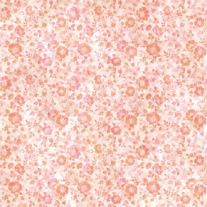 Ethereal Floral Tonal Coral Yardage