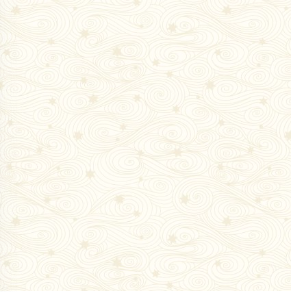 Tiny Tonals Starry Swirls Cream on Cream Yardage