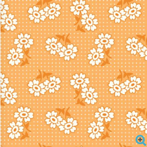 Everything But The Kitchen Sink XVII Sweet Duo Apricot Yardage