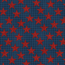 American Spirit Houndstooth Stars Blue Yardage