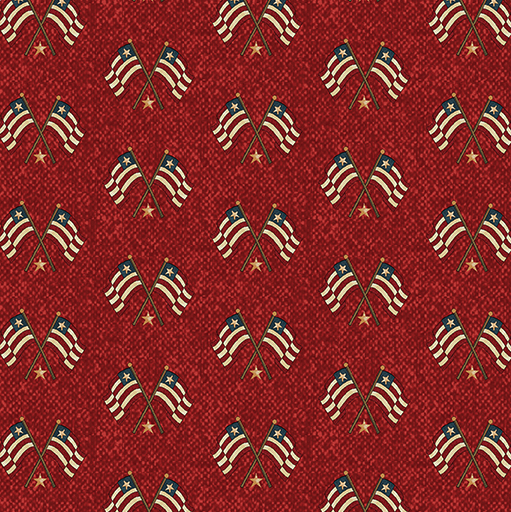 American Spirit Flags Red Yardage