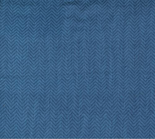 Denim & Daisies Wovens Chevron Twill Blue Yardage