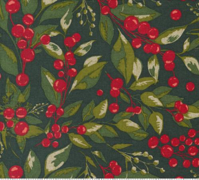 Pine Valley Greensleeves Florals Berry Firefly Yardage