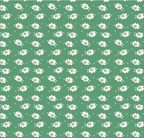 Always in Season Lazy Daisy Green Yardage