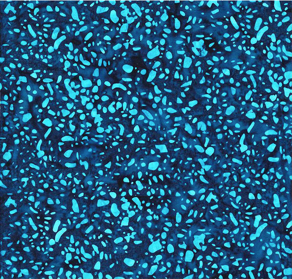 Expressions Batiks Elementals Terrazzo Stone Blue Yardage