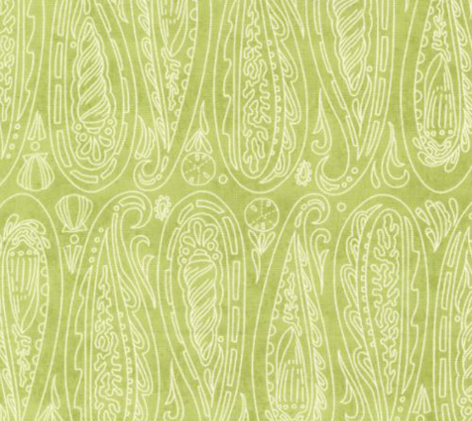 Serena Shores Paisley Kelp Yardage