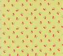 Cali Co Cherries Light Lime Yardage