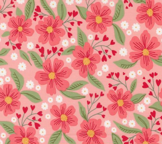 Love Blooms Love In Bloom Florals Blush Yardage