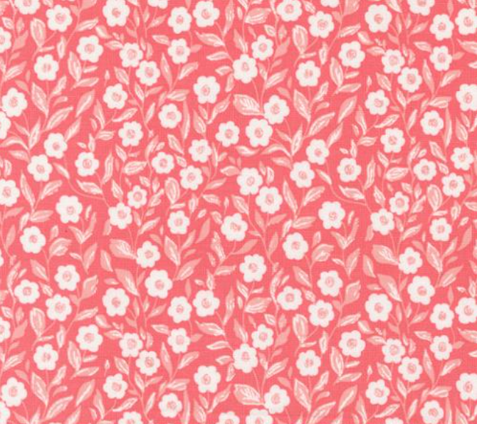 Love Blooms Cupid Florals Lipstick Yardage