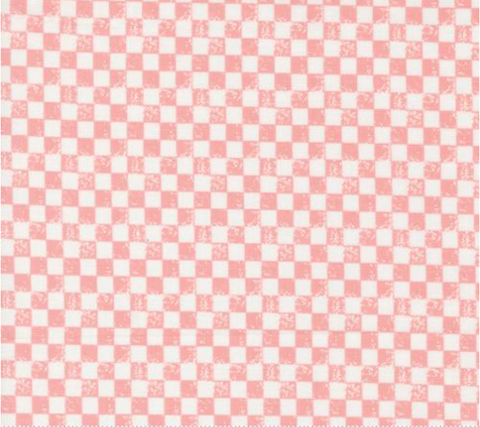 Love Blooms Checks and Plaids Blush Yardage