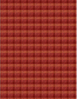 Countryside Plaid Red Yardage