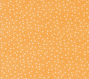 Shine Hearts Orangesicle Yardage